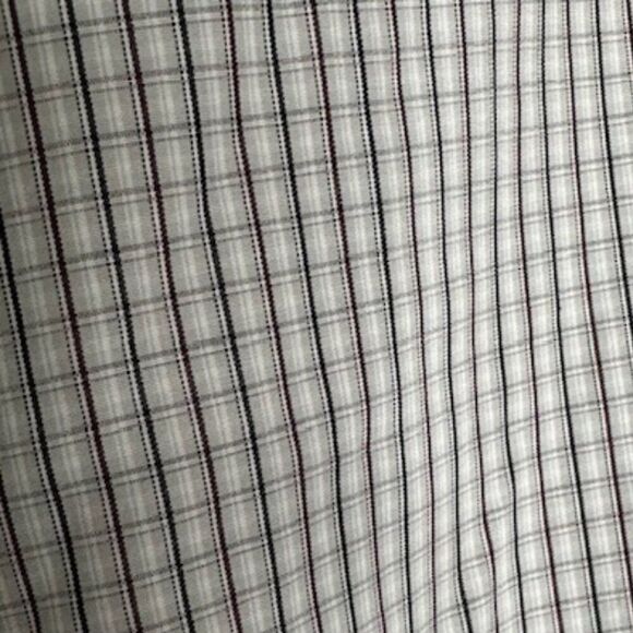 Canali/Italy Men's Gray/White/Black Plaid LS Shirt in Size 46-18 (XXL) - Picture 6 of 7